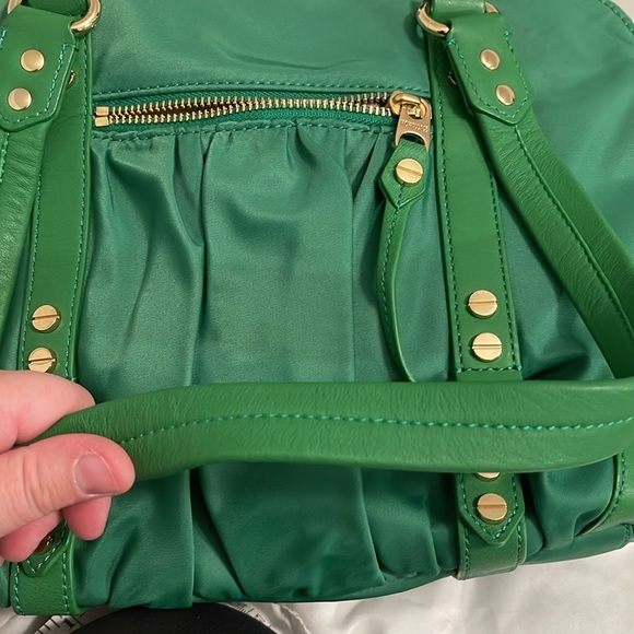 Mz wallace shoulder bag , green gold, used once - Picture 7 of 13